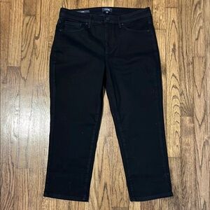 NYDJ Classic Black Capri Jeans Sz 8
